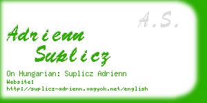 adrienn suplicz business card